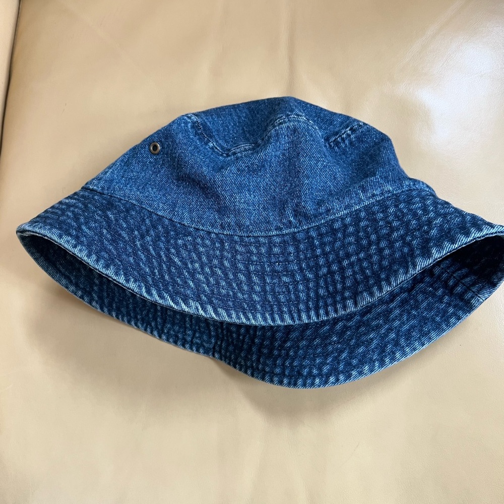 Denim style bucket hat